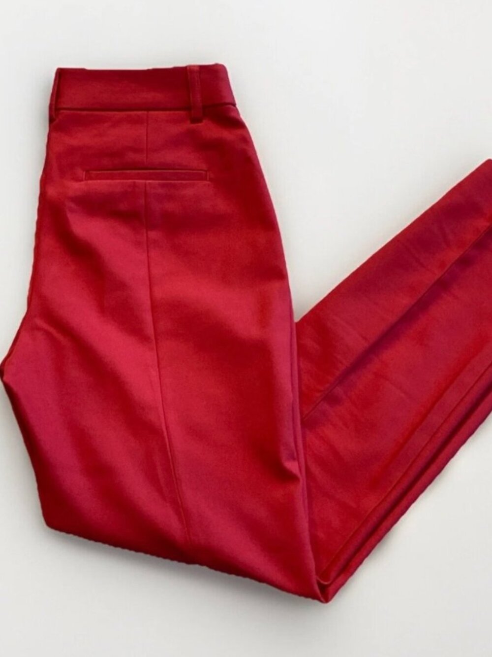 Express Columnist Skinny Women's Red Dress Pants Size 00S/00C 27X25 Stretch